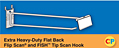 Extra Heavy-Duty Flat Back Flip Scan Hooks