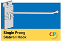 Single Prong Slatwall Hooks